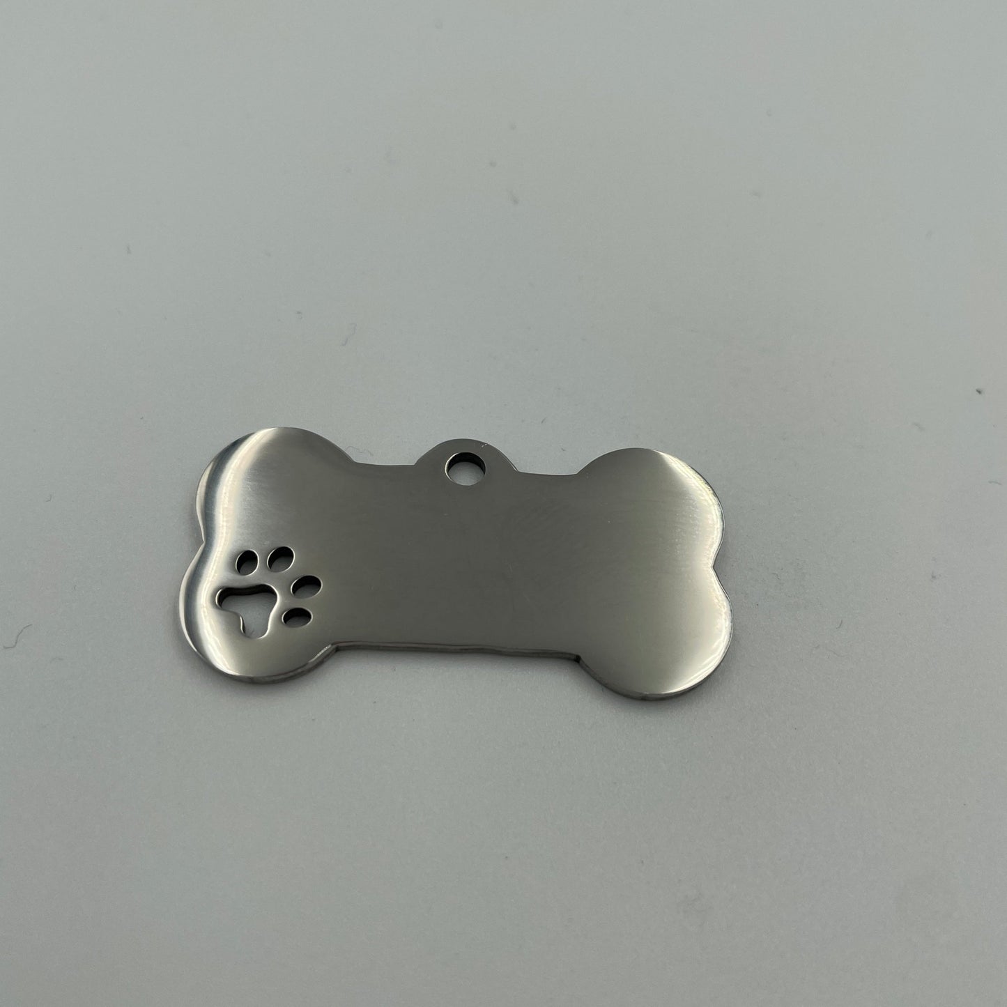 Hundemarke Namensschild aus Edelstahl mit Gravur personalisiert mit Name