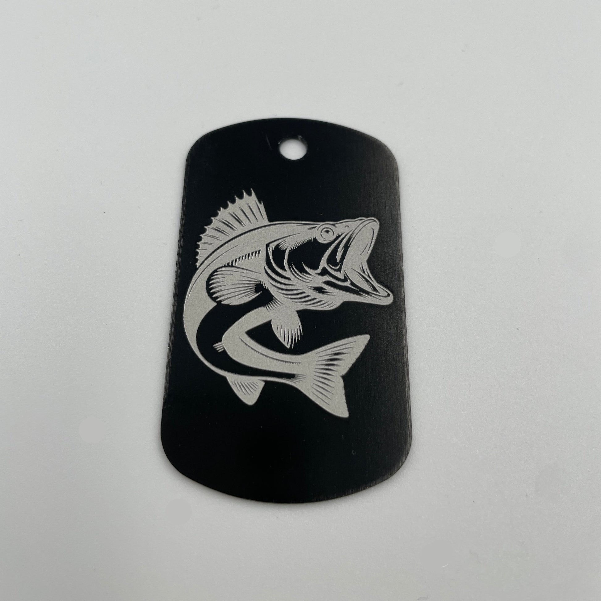 Hochwertiger Aluminium-Schlüsselanhänger Dog Tag mit Gravur - verschiedene Motive